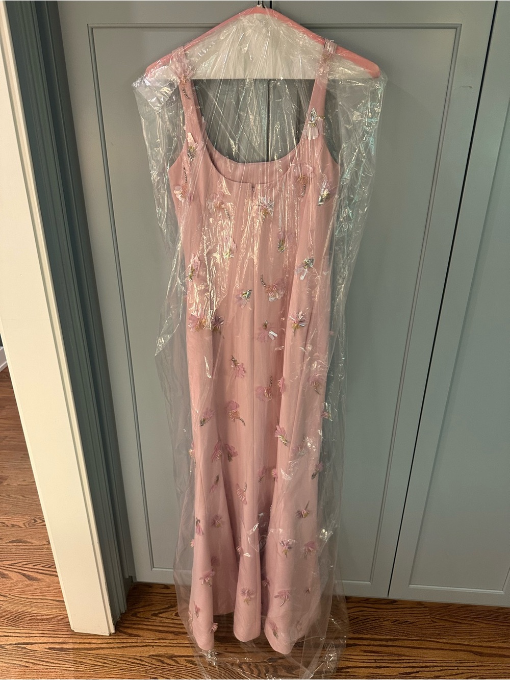 SIMKHAI Briella Embellished Crepe Gown - Picture 7 of 8